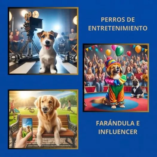 (08) Genial "8 Funciones esenciales de los Perros" 8 Perros del Entretenimiento.