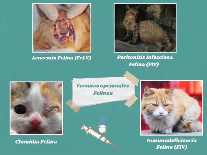 (02) Guía Completa y Eficaz sobre la Vacunación en Gatos y Gatitos. 3 vacunación en gatos opcionales