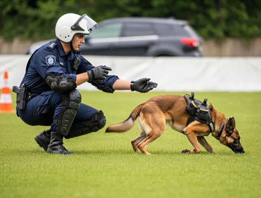 perros Unidad K9, de rastreo
