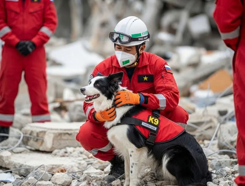 perros Unidad K9, busqueda y rescate