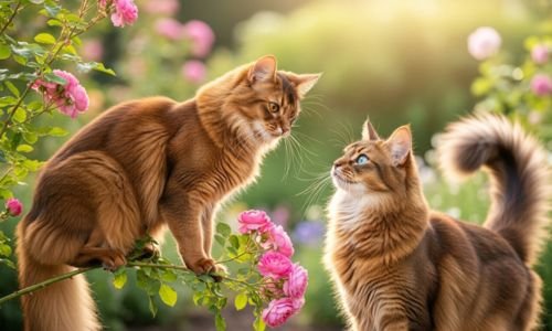 (13) El Gato Somalí * Una raza Fascinante 12 Gatos somalí