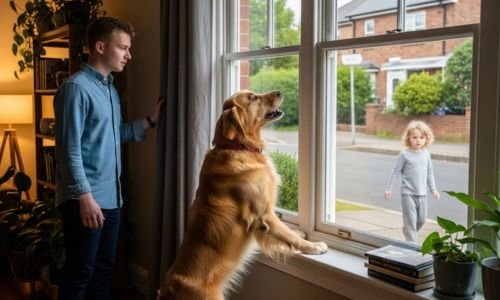 (9) Zoie la Golden Retriever que alertó sobre un niño extraviado 3