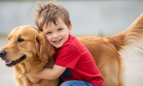 (9) Zoie la Golden Retriever que alertó sobre un niño extraviado 6 zoie la golden retriever y niño