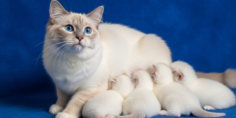 madre de El Gato Sagrado de Birmania
