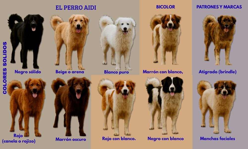 (28) El Perro Aidi: El Guardián Único del Atlas 3 colores del El Perro Aidi