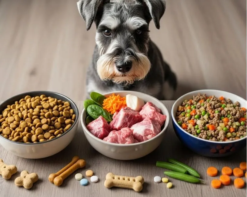 (36) Schnauzer Miniatura reconocido como guardián y compañero familiar 6 alimentación para el Schnauzer Miniatura