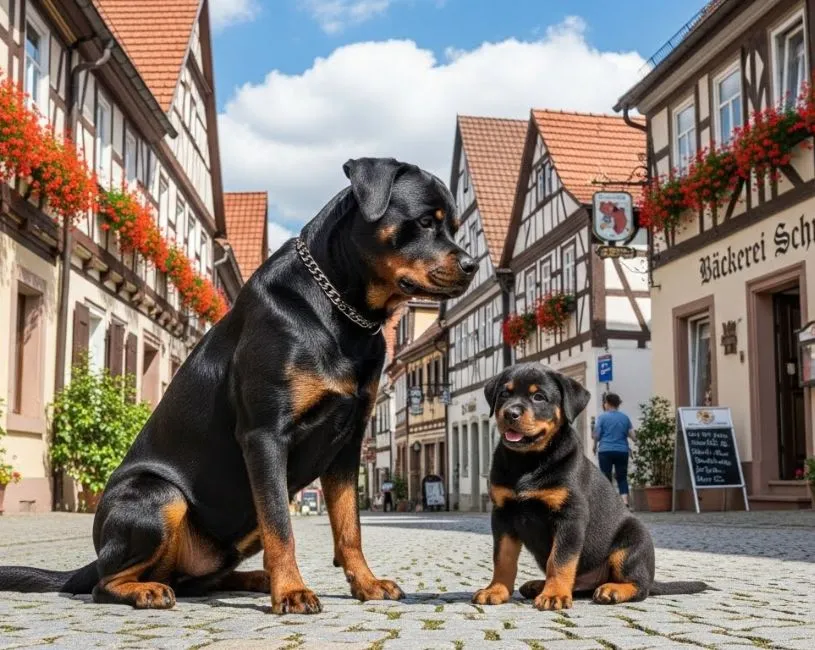 (35) El Perro Rottweiler: Un Guardián Majestuoso y Leal 12 Perro Rottweiler en alemania