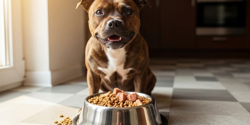 alimentación Staffordshire Bull Terrier