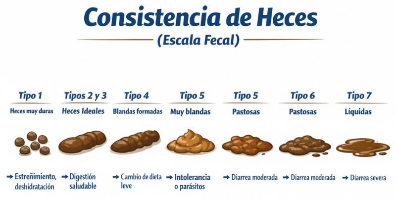 consistencia de heces en perros