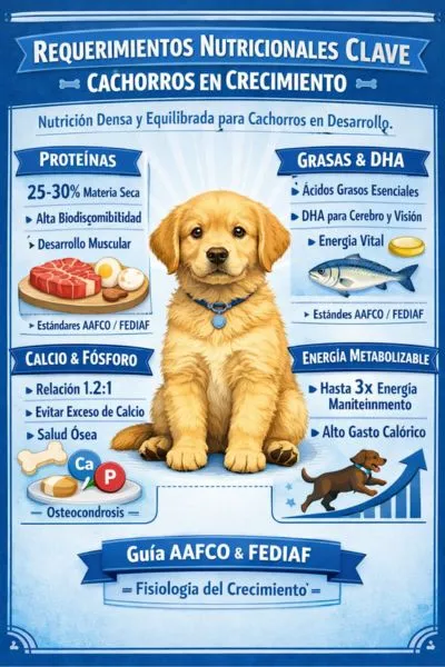 Nutrición en cachorros