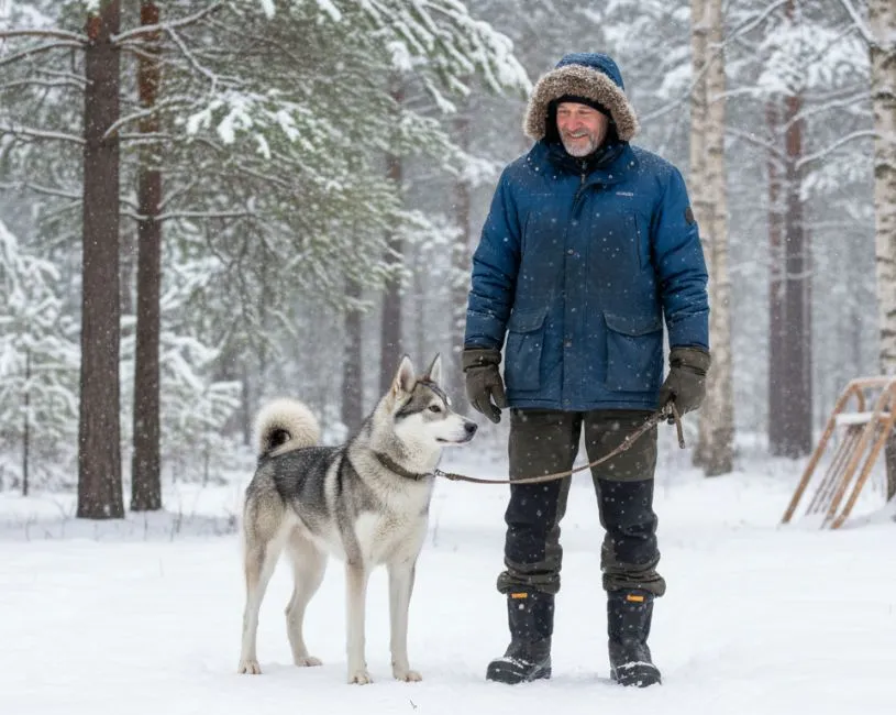 Laika Siberiana Occidental adiestramiento