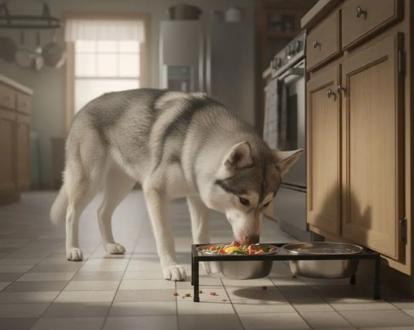 alimentación del Laika Siberiana Occidental