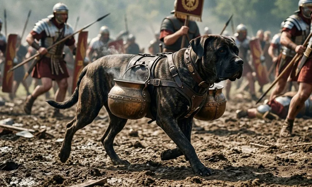 (54) Mastín Italiano (Cane corso). Todo sobre este majestuoso can. 2 Mastín Italiano durante el imperio romano