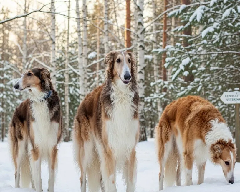 Perro Borzoi Ruso