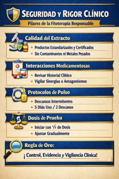 Seguridad Pilares de la fitoterapia Responsable
