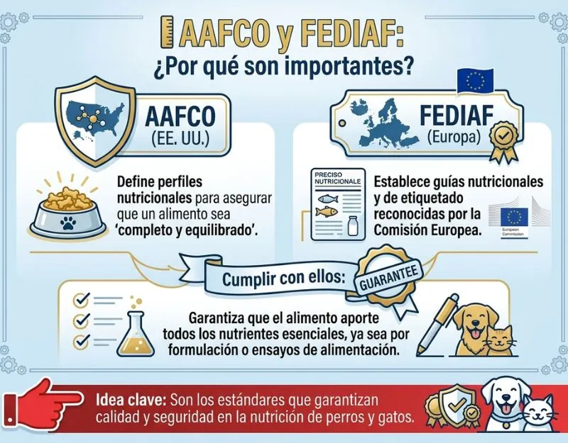 (60) Alimentos Industriales para Mascotas: Por Qué No Deben Satanizarse y Cómo los de Calidad Cumplen los Estándares AAFCO y FEDIAF 2 ¿Qué Son la AAFCO y la FEDIAF y Por Qué Importan? e los alimentos industriales para mascotas