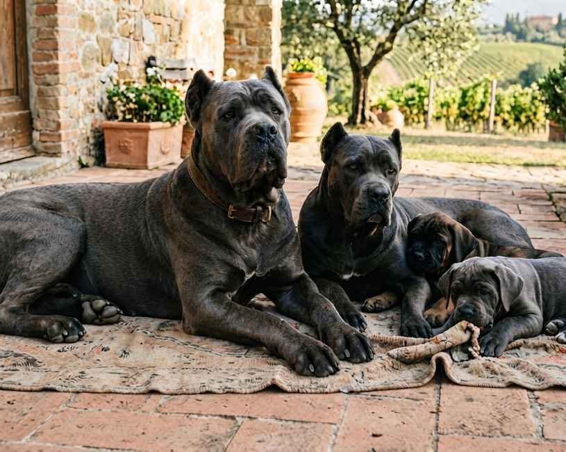familia Mastín Italiano (Cane corso)