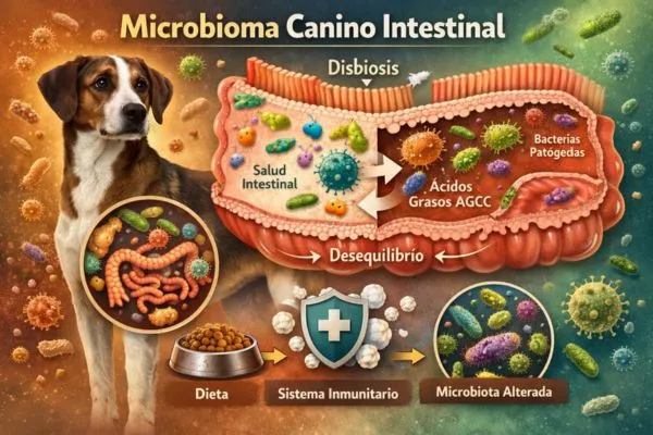 microbioma canino intestinal