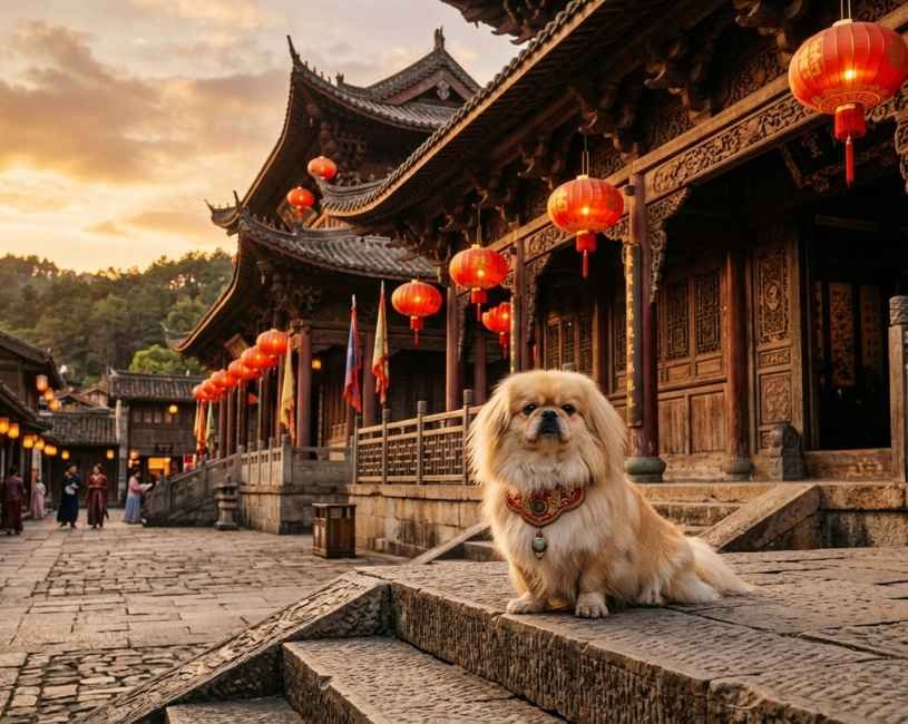 origen de la raza canina Pekinés