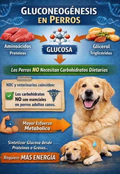 (73) Carbohidratos en perros: rol energético y controversias científicas 2 Carbohidratos en perros y la gluconeogenesis en perros