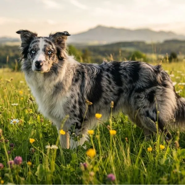(01) Una Raza increíble : Todo sobre Border Collie 5 Border Collie y el color merle