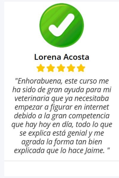 CURSO: MARKETING PARA VETERINARIAS 20
