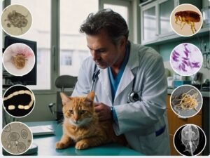 DESPARASITACION EN GATOS Y GATITOS