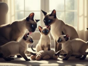 gatos siamés