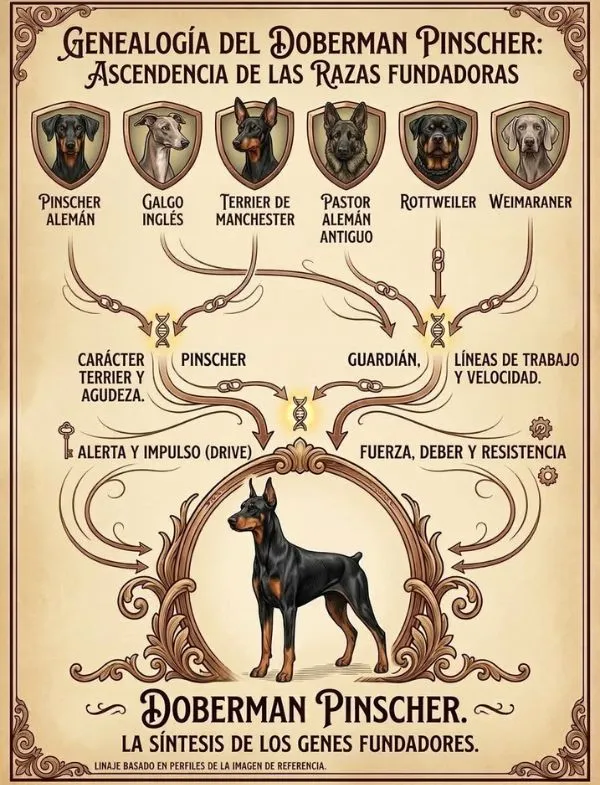 genealogía del dóberman pinscher genealogía del dóberman