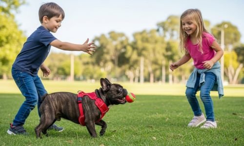 jugando con niños