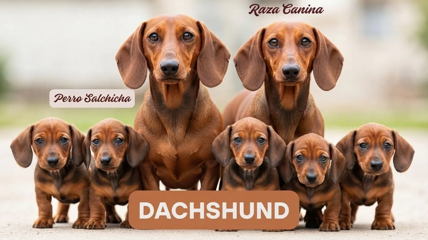 (5) La Raza Dachshund, El autentico perro salchicha 1