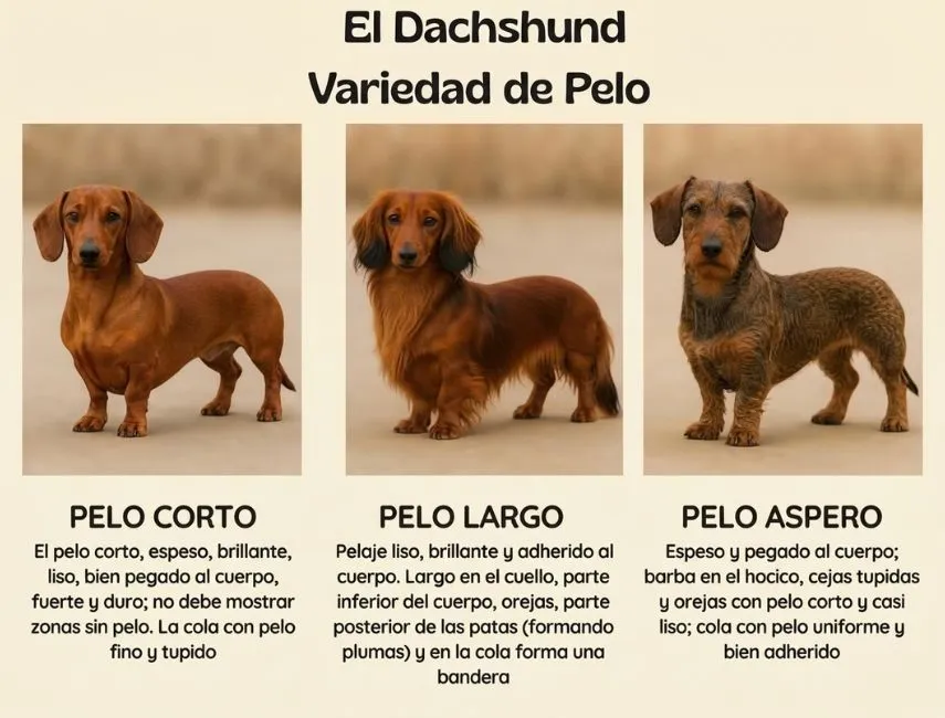 El Dachshund (6) Evolución: tres pelajes y tres tamaños