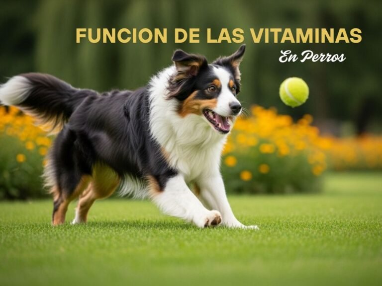 Función de las vitaminas en los perros