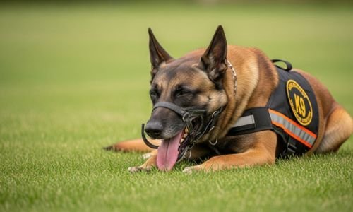 Retiro y adopción de perros K-9 IA