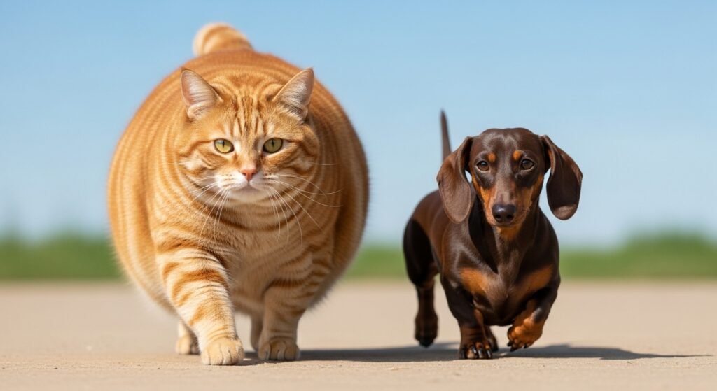 obesidad en perros y gatos