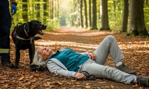 Max el Labrador Héroe que Cuidó a su Dueña con Demencia: Una Historia Real de Amor y Lealtad 3 rescatada por un labrador héroe