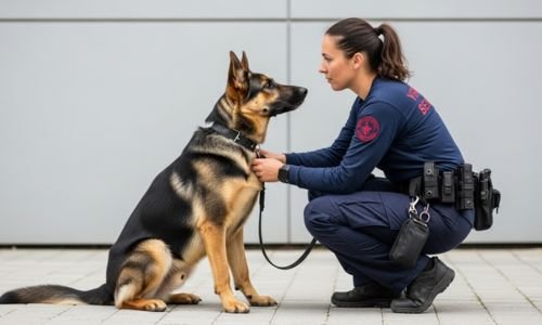 Perros de La Unidad K9. Origen, Funciones Selección y Especificaciones (Parte 1) 4 Vínculo entre manejador y Perro de La Unidad K9