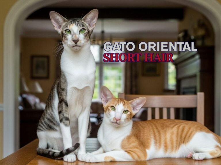 (10) El Oriental Shorthair: Cautivador personalidad y color en un solo gato 4 GATO ORIENTAL SHORT HAIR
