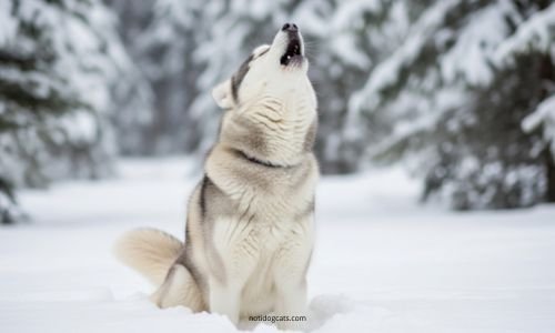 (14) Husky Siberiano: Todo lo que Debes Saber sobre Esta Fascinante Raza 8 Husky Siberiano aullador