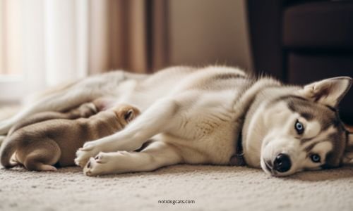 (14) Husky Siberiano: Todo lo que Debes Saber sobre Esta Fascinante Raza 15 Husky Siberiano madre y cria