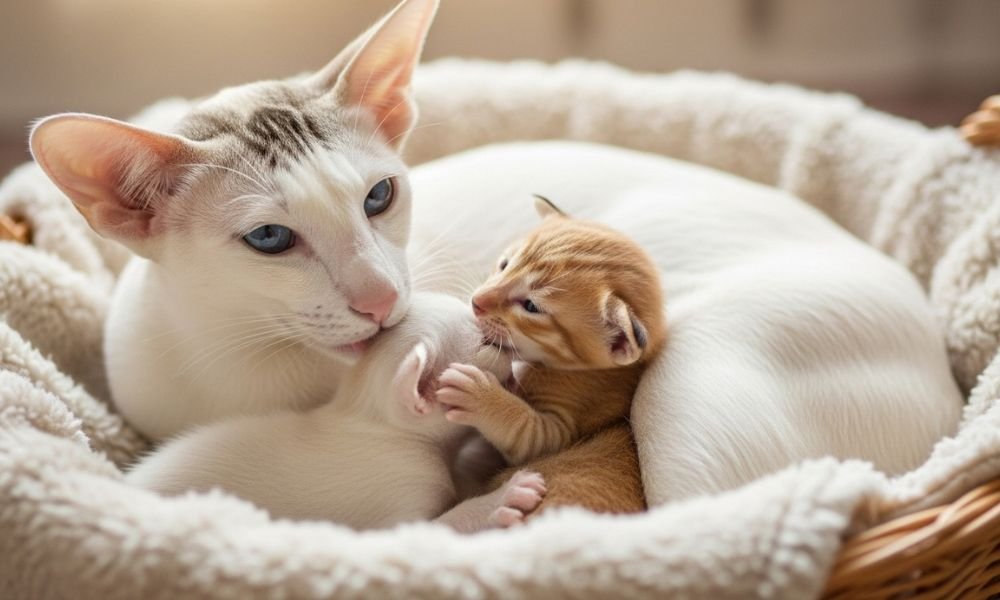 (10) El Oriental Shorthair: Cautivador personalidad y color en un solo gato 12 MADRE ORIENTAL SHORT HAIR