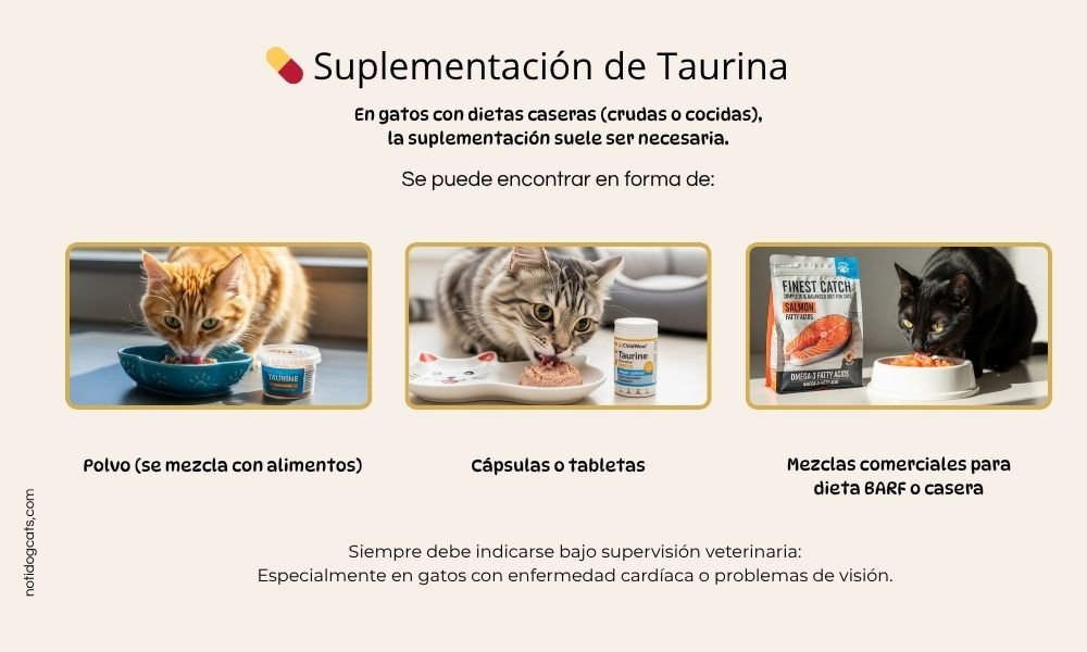 (12) Taurina en Gatos ¿ Esencial para su Bienestar? 6 Taurina en Gatos como suplemento