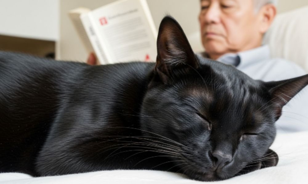 El Gato Bombai durmiendo