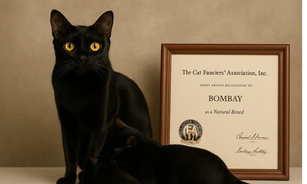 El Gato Bombai reconocimiento CFA
