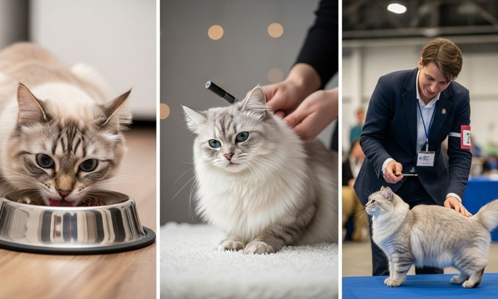 FASCINANTE "Concurso de Belleza Felina" mas 50 razas participantes 5 El Concurso de Belleza Felina cuidados