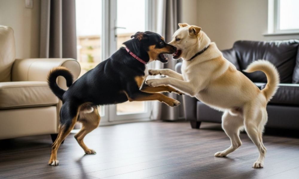 (15) Convivencia entre animales: Necesario en la Educación de las Mascotas 2 Convivencia entre animales riña