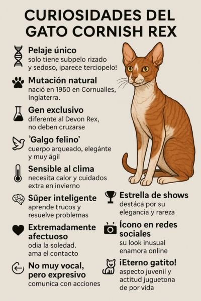 curiosidades de cornish rex Cornish Rex curiosidades