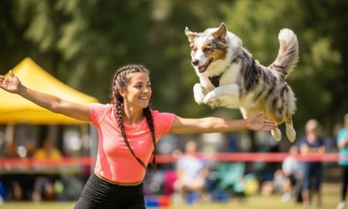 Canine Freestyle salto