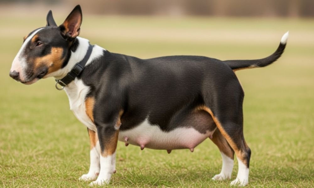 (15) Bull Terrier: Intenso El reflejo del humano que lo guía 11 Bull Terrier preñada
