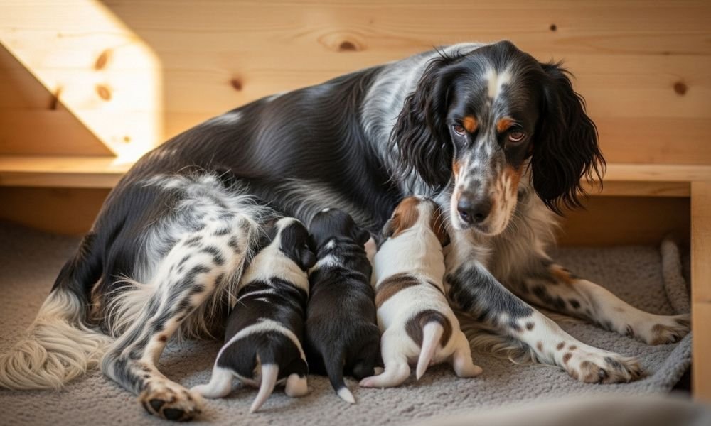 (12) English Setter Una Raza Canina Genial 16 English Setter amamantando